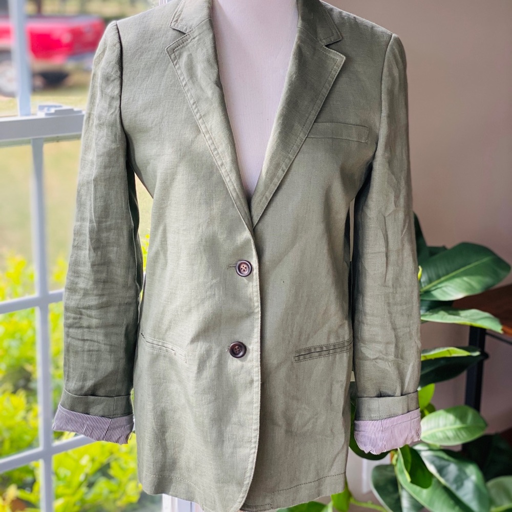 J. Crew Linen Blazer